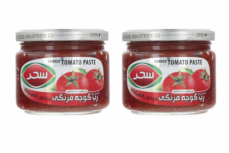 رب گوجه فرنگی سحر با ترکیب با کیفیت و طعم ماندگار گوجه فرنگی